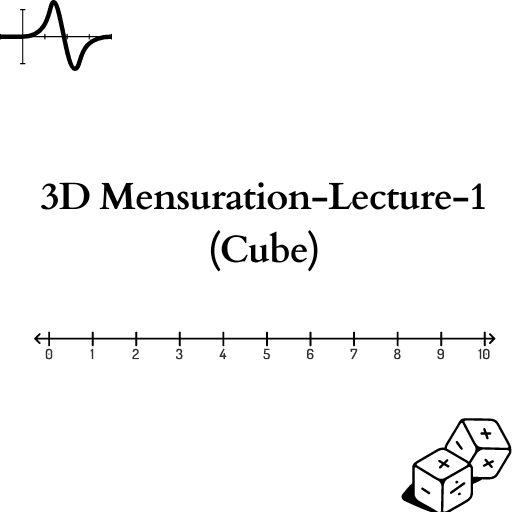 3D Mensuration-Lecture-1 (Cube)